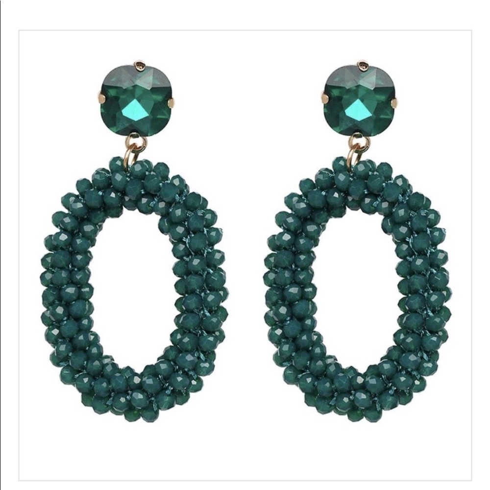 Emerald Green Earrings